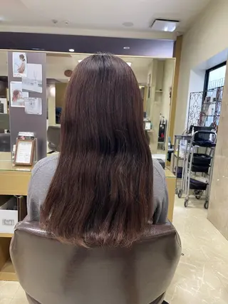 セミロング 縮毛・酸性ストレート 特化のヘアスタイル