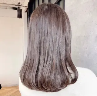 セミロング カラー レイヤー/美髪矯正 /赤味消し 古舘悠登のヘアスタイル