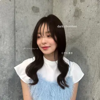 ミディアム カラー 🫧韓国ミディアム カット🫧/ナナミのヘアスタイル