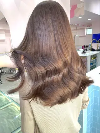 カラー 透明感艶カラー 💛MAHO💛のヘアスタイル