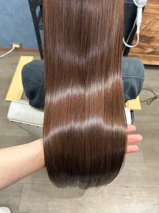 ロング 韓国風透明感カラー／ Natsumiのヘアスタイル