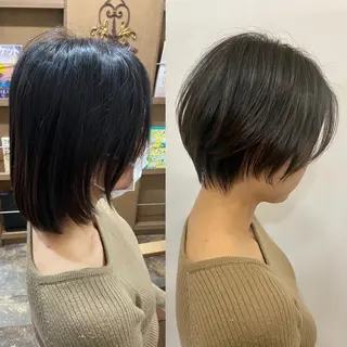 ショート 統括ディレクター kuriのヘアスタイル