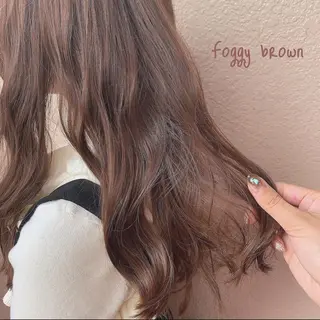 ミディアム カラー パーマ ヘアアレンジ メンズ キッズ ネイル マツエク・マツパ 新宿駅近♡友達とOK 🦋W -ワット -のヘアスタイル