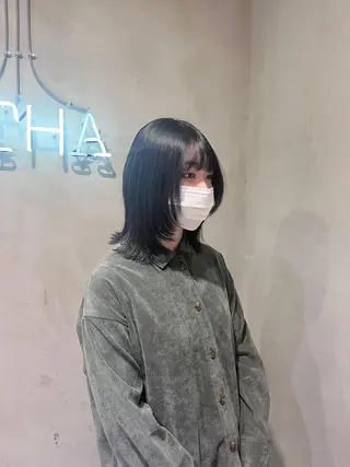 ミディアム カラー ヘアアレンジ 🫧艶髪矯正 髪質改善🫧 大介のヘアスタイル