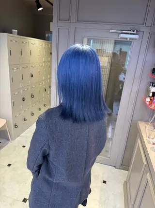 セミロング カラー ヘアアレンジ 🥀レイヤー×ハイト ーントレンドヘア🥀のヘアスタイル