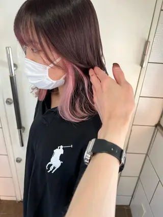 カラー SALOWIN栄 高須大貴のヘアスタイル