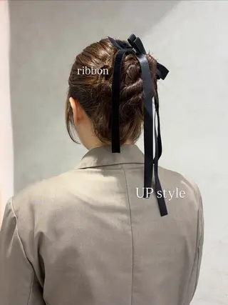ヘアアレンジ monaヘアアレンジ 🎀/お呼ばれのヘアスタイル