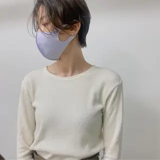 ショート カラー パーマ ヘアアレンジ ニュアンスヘア🌔 nanakoのヘアスタイル