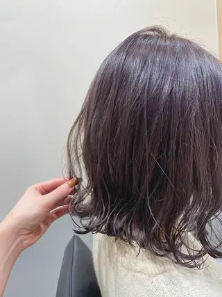 ミディアム カラー Hatanaka Airiのヘアスタイル