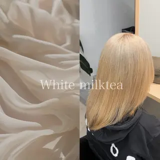 カラー ブリーチ/縮毛矯正/ モデル募集中🎀🐇のヘアスタイル