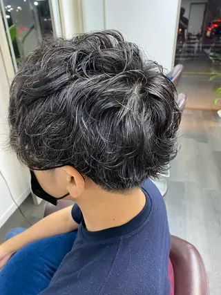 ショート パーマ メンズ メンズパーマの達人 / タカシマダイスケのヘアスタイル