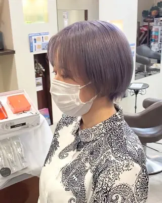 ショート カラー ウチダ ユウヤのヘアスタイル