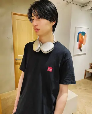 メンズ シャドウパーマ 田形清流のヘアスタイル
