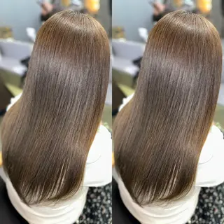 ロング 髪質改善🩵縮毛矯正 代々木/木下のヘアスタイル