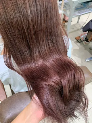 ロング 艶カラー🩵中久保 舞優🩵のヘアスタイル
