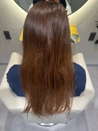 ロング 銀座/ストレート髪質 改善/カラー/ひよりのヘアスタイル