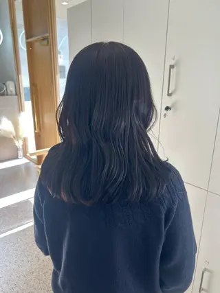 セミロング unica緑地公園 カンダコウキのヘアスタイル