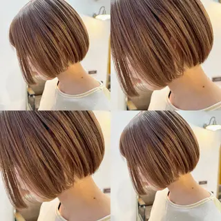 ショート 透明感/縮毛/ボブ CHIHIROのヘアスタイル