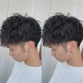 パーマ メンズ エヌプランツ 和泉府中のヘアスタイル