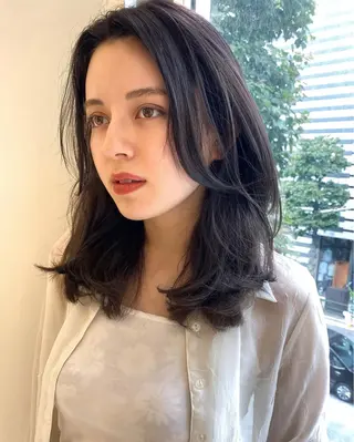 カラー 透明感カラー/ 鶴田 爽一郎のヘアスタイル