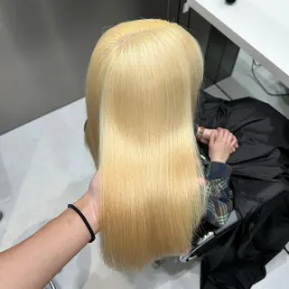 セミロング カラー ✨髪質改善艶カラー✨ リュウトのヘアスタイル