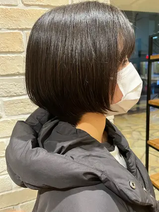 ショート ⬛️⬜️髪質改善⬛️ ⬜️藤川慎太郎のヘアスタイル