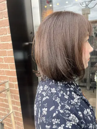 ミディアム カラー メンズ 久木原 ゆりのヘアスタイル