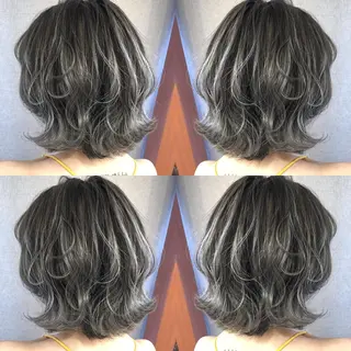 ショート カラー 井上 一平のヘアスタイル