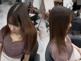 ロング 🫧とぅるん艶髪🫧 透明感カラー×猿渡のヘアスタイル
