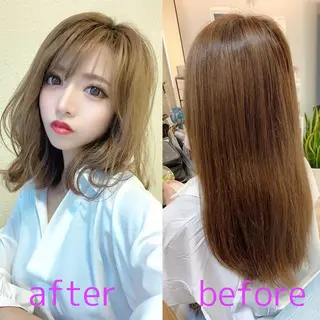 ミディアム カラー Beach 代表 KENTAのヘアスタイル
