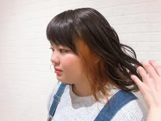 ミディアム カラー LiTA RIKUのヘアスタイル