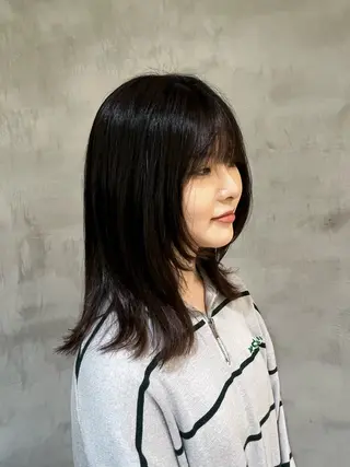 ロング 大人かわいい レイヤー/田代のヘアスタイル