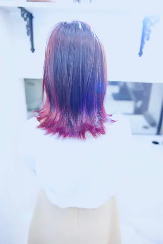 ミディアム カラー 髪質改善酸性縮毛矯正 酸性ストレート◎鈴木のヘアスタイル