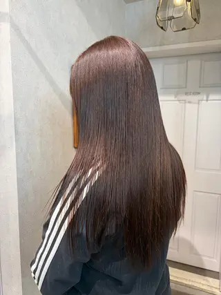 ロング カラー 透明感カラー🫧🎀 まりなのヘアスタイル