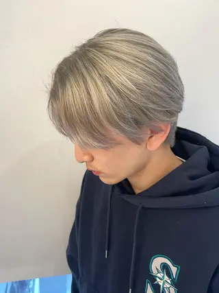 ショート カラー パーマ メンズ 🔥メンズカラー🔥 セヤシュウヘイのヘアスタイル