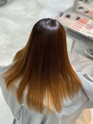 ロング パーマ 芝田 望優のヘアスタイル