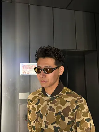 パーマ メンズ 🌀toa/波巻き✨ /メンズパーマ／栄のヘアスタイル