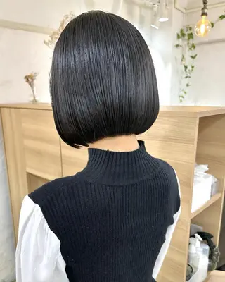 ショート カラー パーマ 銀座No.1髪質改善 縮毛矯正/本木のヘアスタイル