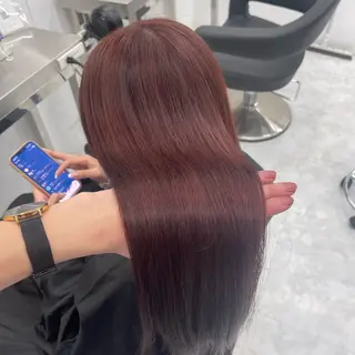 セミロング カラー 韓国トレンドカット カラー🤍しゅうじのヘアスタイル