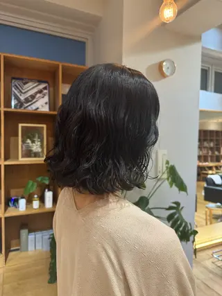ショート 大人可愛い♡コテ巻き パーマ🌼杉田 萌恵のヘアスタイル