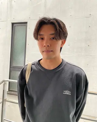 ショート パーマ メンズ おしゃれパーマ メンズ特化/みーまんのヘアスタイル