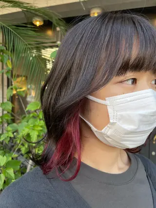 ミディアム カラー AKALA HAIR 西宮店 Juriのヘアスタイル