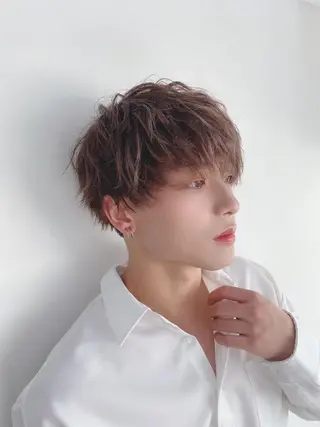 ショート カラー パーマ メンズ メンズ特化🔥 倉兼翔のヘアスタイル