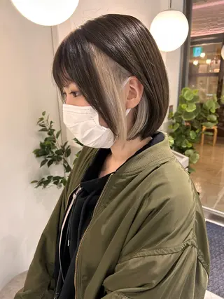 ショート カラー 薄田 珠美のヘアスタイル