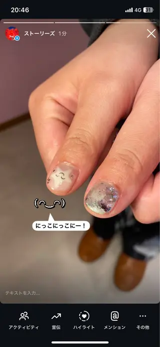 ネイル oichan 𖦹°‧のネイルデザイン
