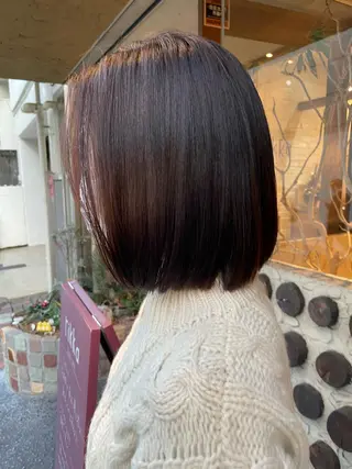 ミディアム カラー パーマ エイジングケア専門店 kalon(カロン)のヘアスタイル