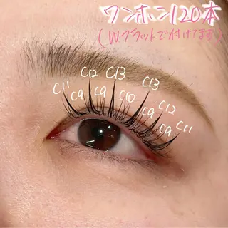 マツエク・マツパ shucre太田川 hisanaのマツエク・マツパデザイン