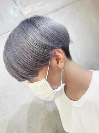 ショート カラー LAS 代表 ナガカワ コウヘイのヘアスタイル