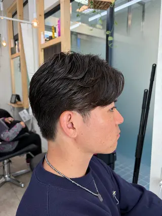 カラー パーマ メンズ 小顔似合わせカット ┊︎*AYANO*のヘアスタイル