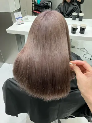 カラー 💖ブリーチなし透明 感💖ASAHIのヘアスタイル